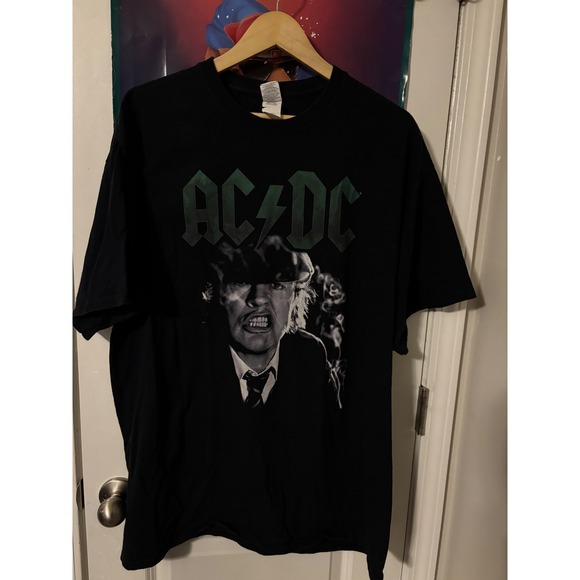 ACDC Angus Young Rock Band Graphic T-Shirt Music Fan Merchandise XL TG - Picture 1 of 7